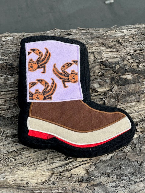 Alaska Dog Company Crab Boot Foam Dog Toy