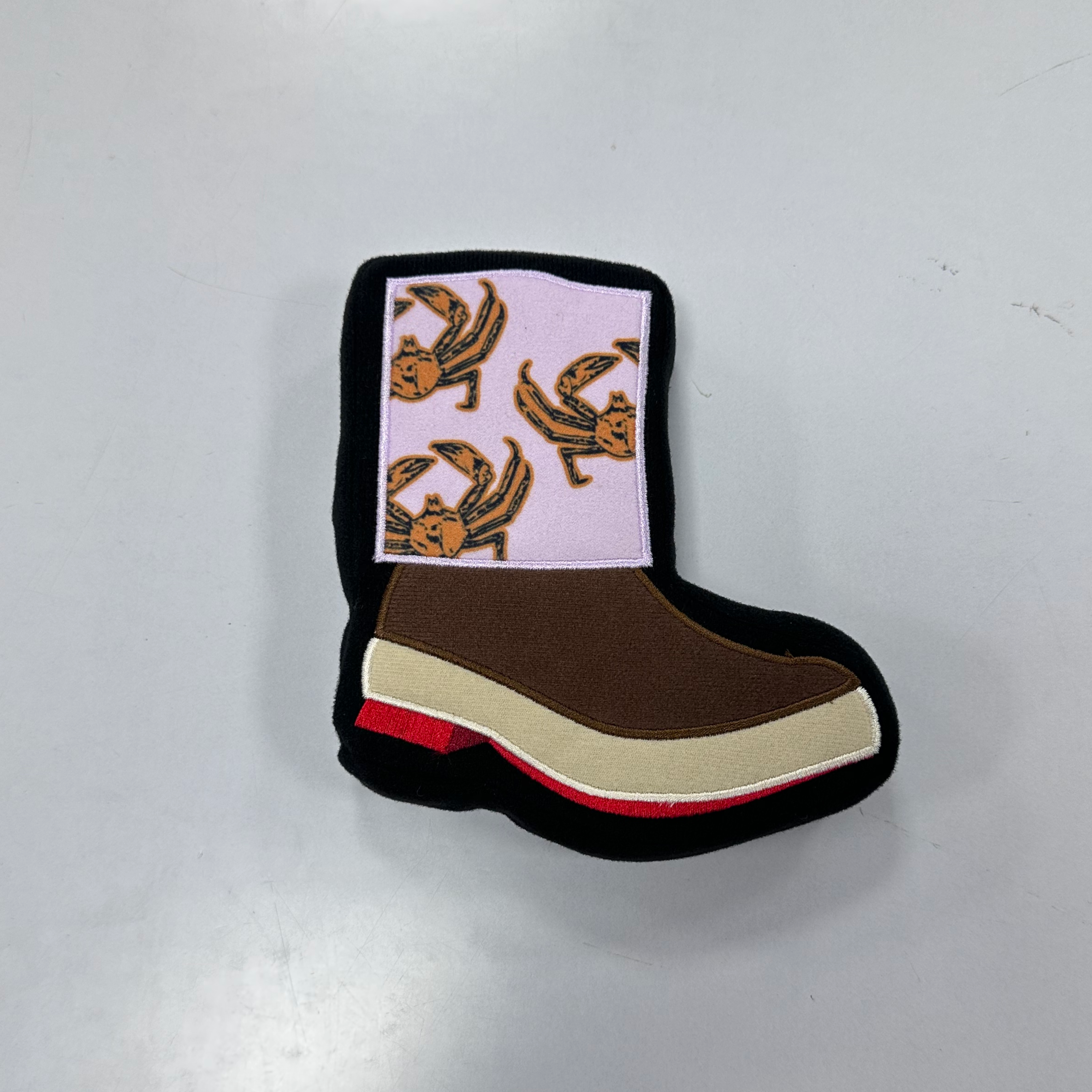 Alaska Dog Company Crab Boot Foam Dog Toy